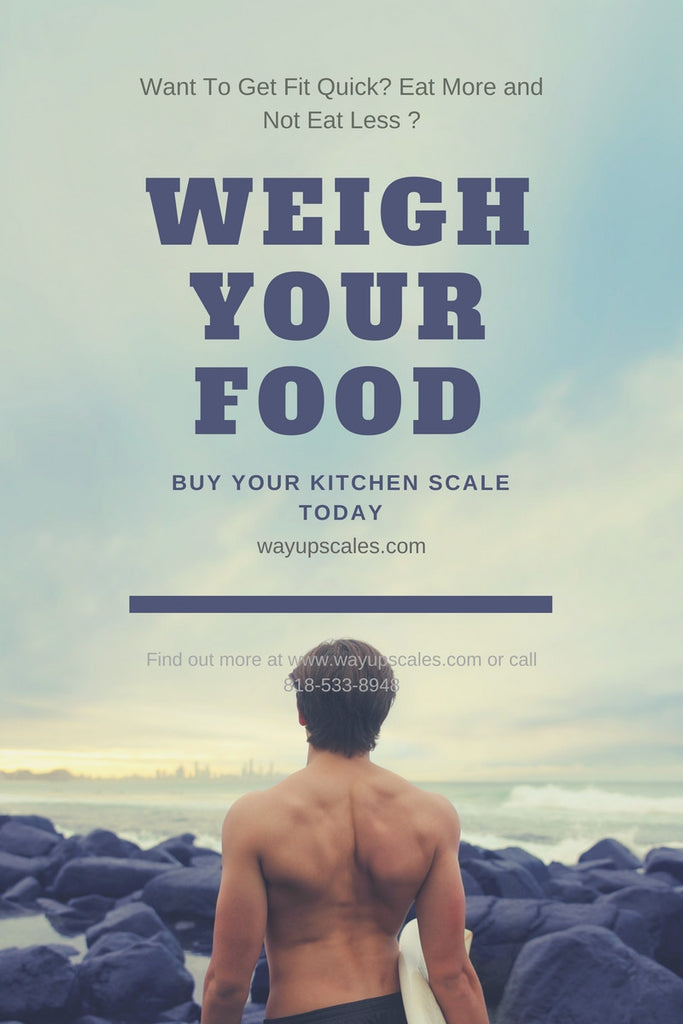 Weighing Your Food Using A Kitchen Scale